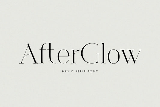 Afterglow Basic Serif Font