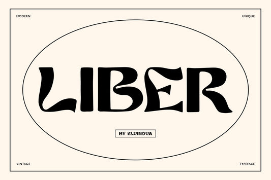 Liber All Caps Font | Modern Retro Typeface for Standout Branding